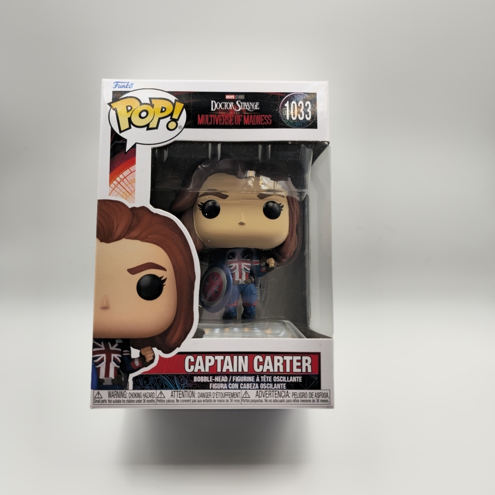 Funko Pop Captain Carter with Union Jack Shield